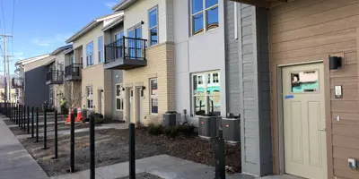 Spring City Crossing Townhouse Exterior View 